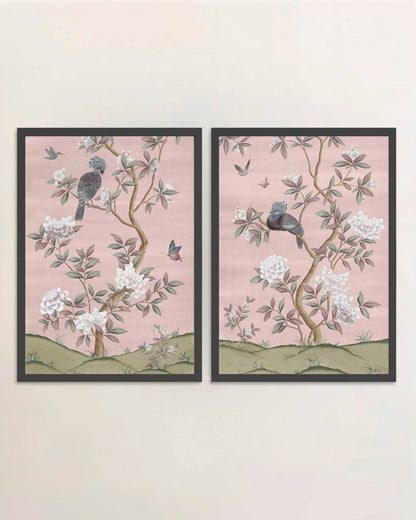 Faraway Land Wall Art Prints, Set of Two - Divine - Diane Hill