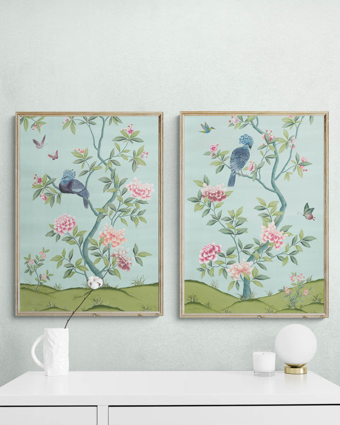 Faraway Land Wall Art Prints, Set of Two - Eden - Diane Hill