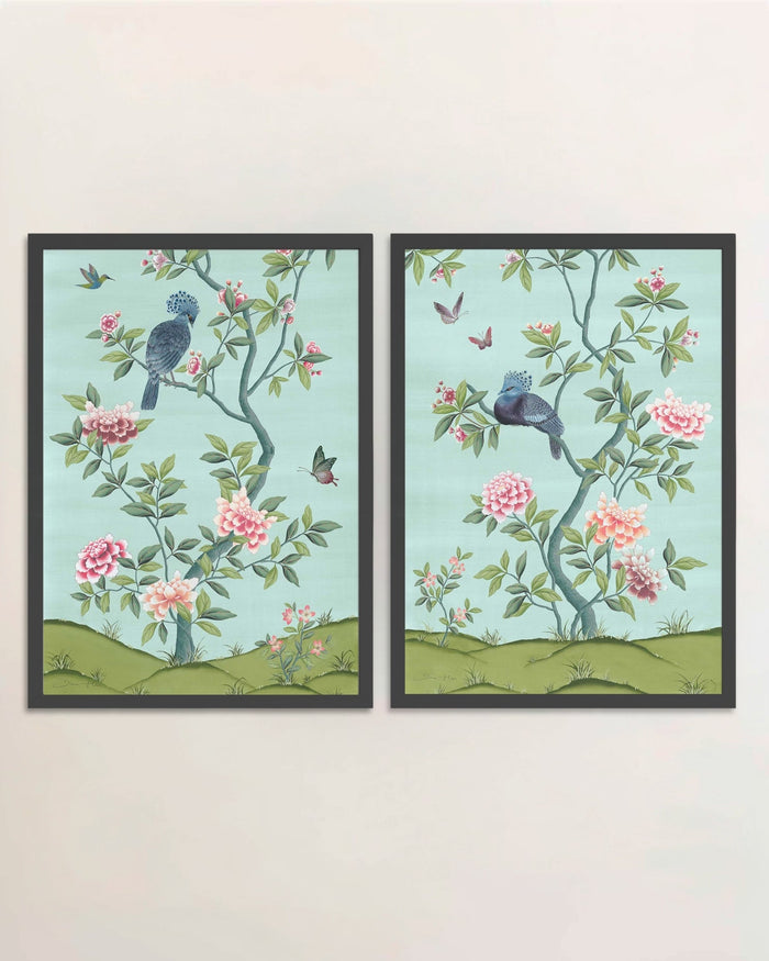 Faraway Land Wall Art Prints, Set of Two - Eden - Diane Hill