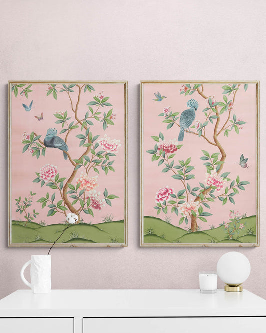 Faraway Land Wall Art Prints, Set of Two - Euphoria - Diane Hill
