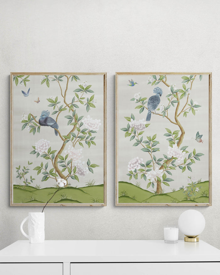 Faraway Land Wall Art Prints, Set of Two - Pearly Gates - Diane Hill