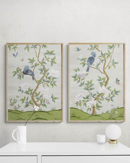 Faraway Land Wall Art Prints, Set of Two - Pearly Gates - Diane Hill