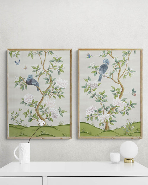 Faraway Land Wall Art Prints, Set of Two - Pearly Gates - Diane Hill