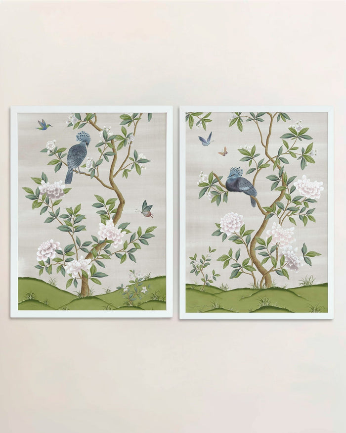 Faraway Land Wall Art Prints, Set of Two - Pearly Gates - Diane Hill