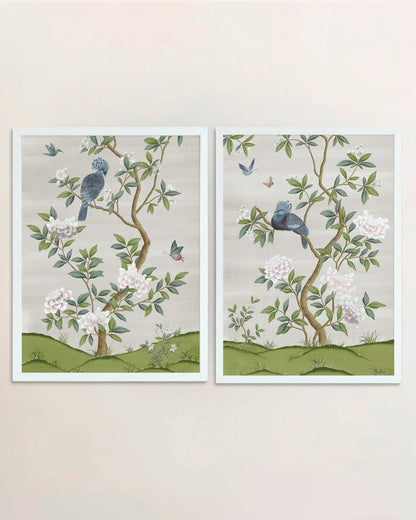 Faraway Land Wall Art Prints, Set of Two - Pearly Gates - Diane Hill