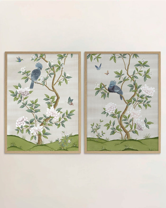 Faraway Land Wall Art Prints, Set of Two - Pearly Gates - Diane Hill