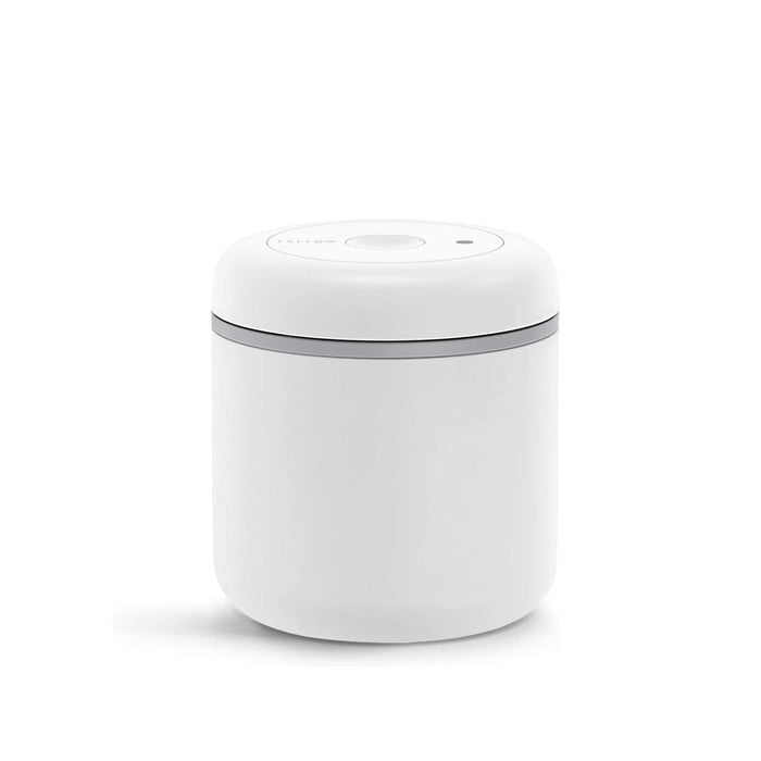 0.7L / White Custom Fellow Atmos Vacuum Canisters - Corporate Gifts