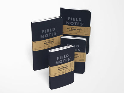 Field Notes Pitch Black Notebook Set of 2