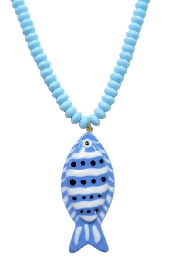 Pine+Poppy Fishy Fish Necklace (choose color)