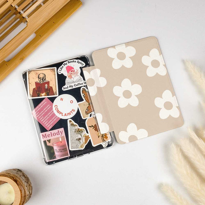 Flora | Kindle Case - Khaki - IMCASE