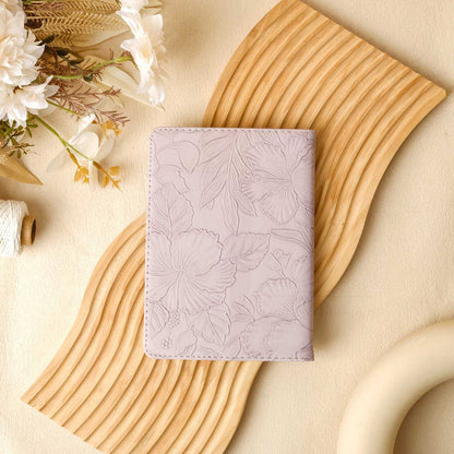 Floral Leather Kindle Case - Lavender