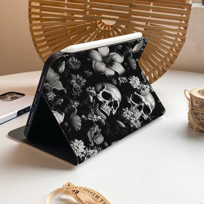 Floral Skull iPad Case