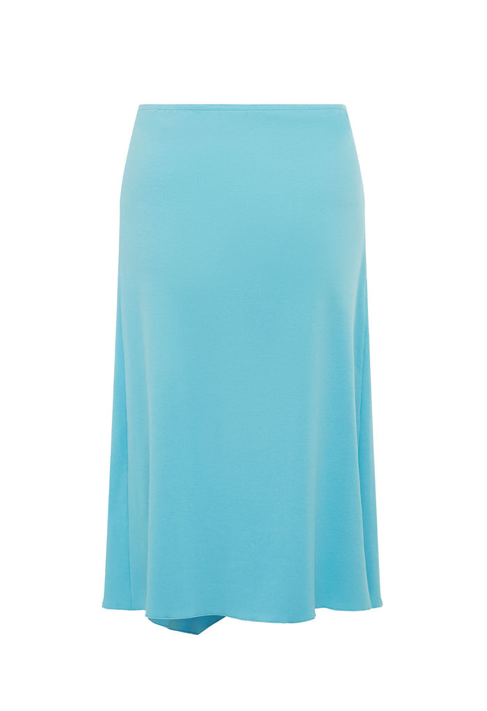 Flounce Front Skirt Acqua