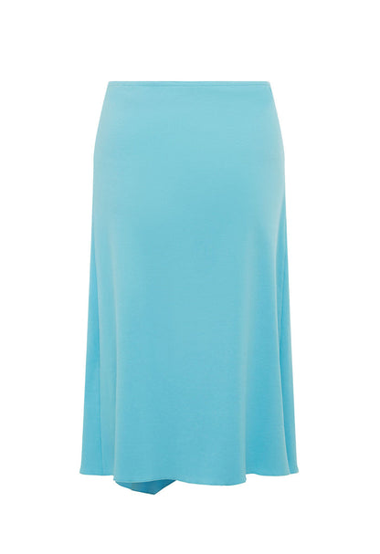 Flounce Front Skirt Acqua