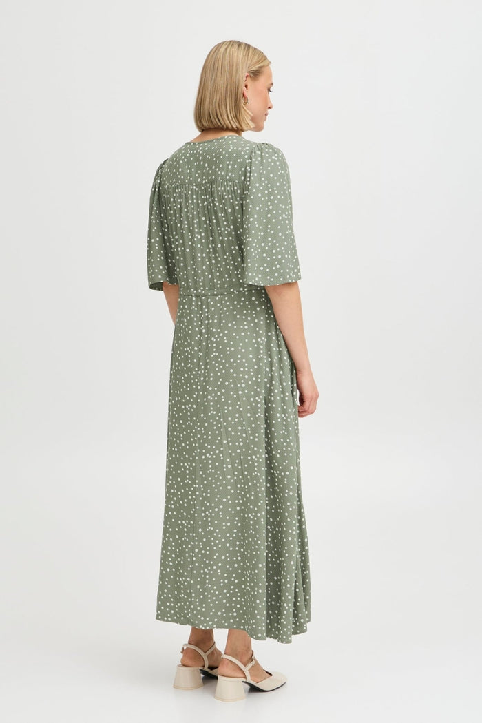 Fransa 20615443 Frmaddie SK 2 Cotton Skirt in Agave Green-Dotique-