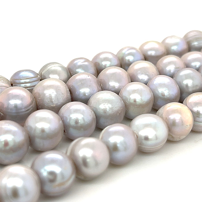 Fresh Water Rice Pearl, large hole, Fresh Water Pearl Strands