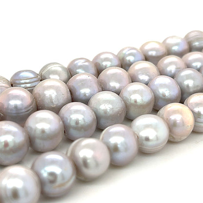 Fresh Water Rice Pearl, large hole, Fresh Water Pearl Strands