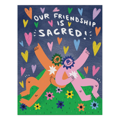 Friendship is Sacred Card - Barry Lee