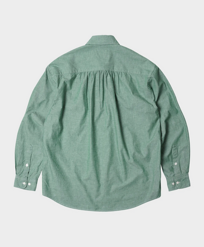 FrizmWorks Cigarette Pocket Chambray Shirt - Green