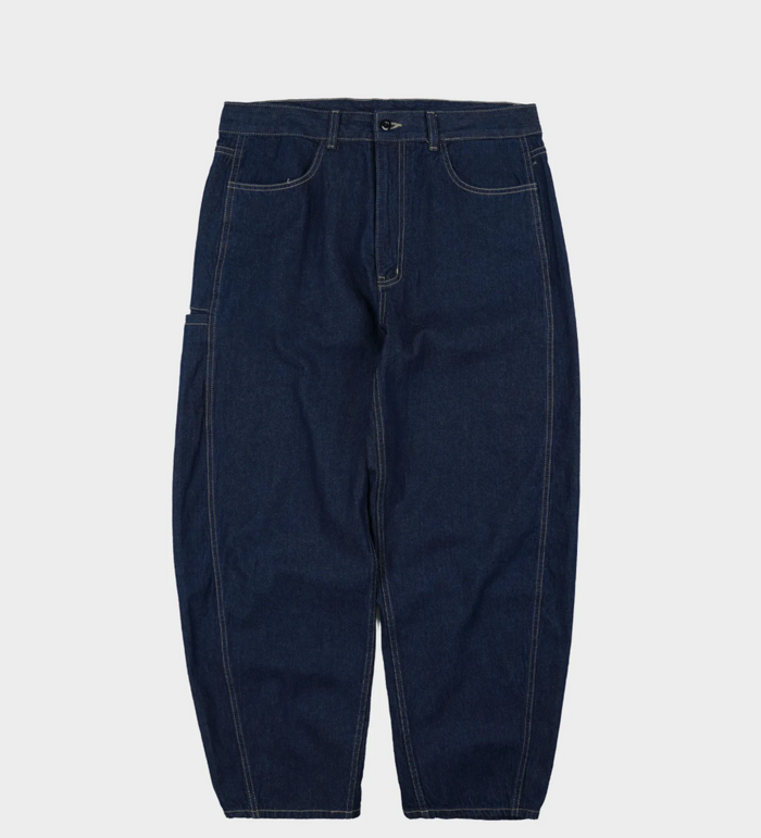 FrizmWorks Curved Denim Pants - Indigo