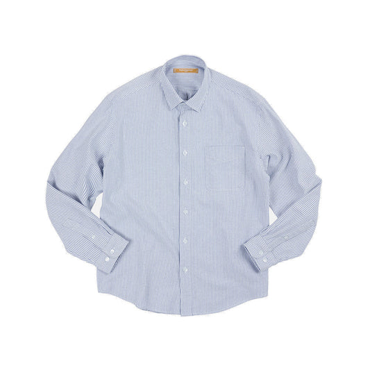 FrizmWorks OG Stripe Oversized Shirt - Blue SS26