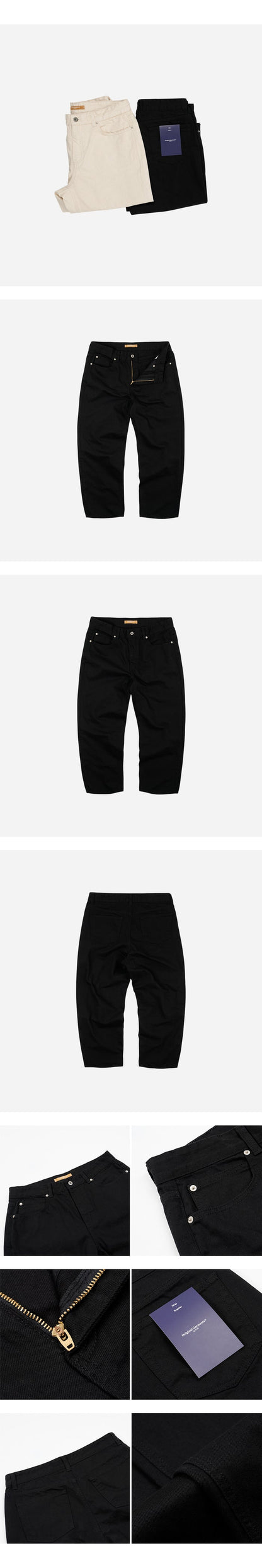 FrizmWorks OG Wide Cotton Pants - Black