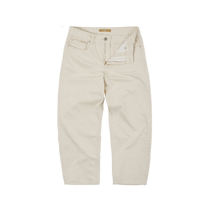 FrizmWorks OG Wide Cotton Pants - Oatmeal