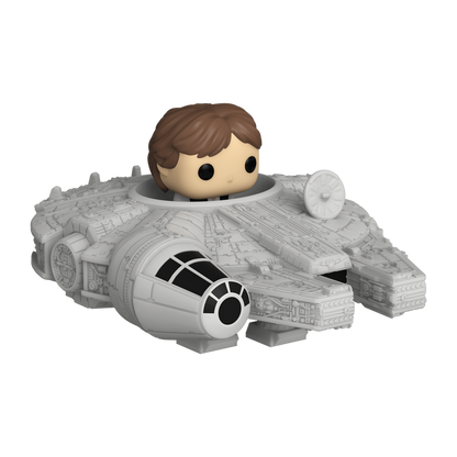 Funko Bitty POP! Rides: Star Wars - Han Solo and The Millennium Falcon Vinyl Figure