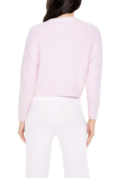 Fuzzy Cardigan Sweater