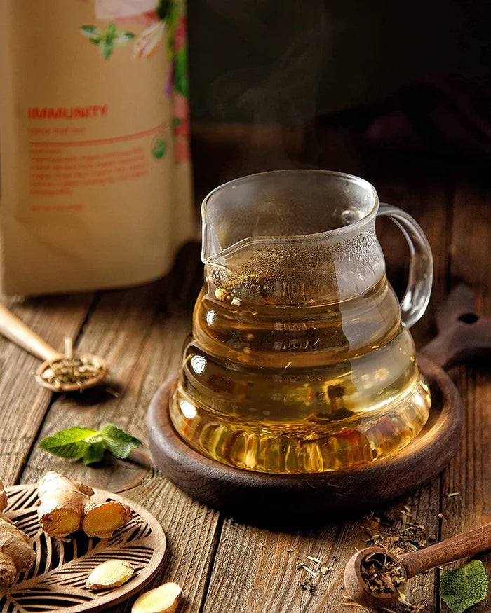 Gardenika Immunity Loose Leaf Herbal Tea, USDA Organic, Caffeine Free - 4 oz (114g) -