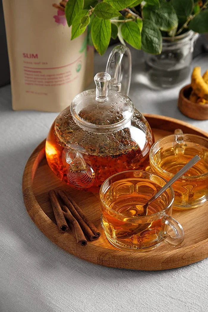 Gardenika Slim Loose Leaf Herbal Tea, USDA Organic, Caffeine Free - 4 oz (114g) -
