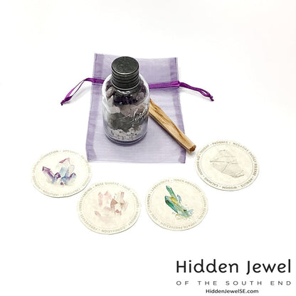 Type B (Round) gemstone chip bottle