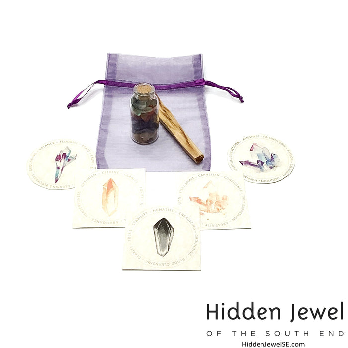 Type A (Round) gemstone chip bottle