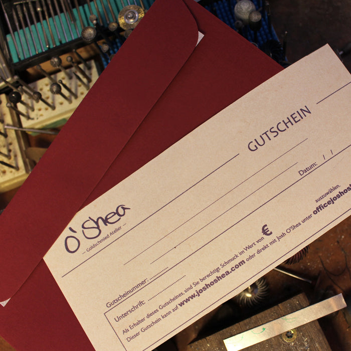 handmade jewellery gift voucher