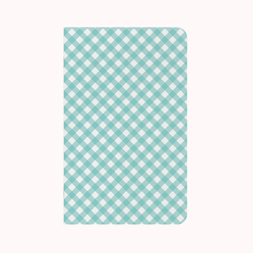 Gingham Aqua