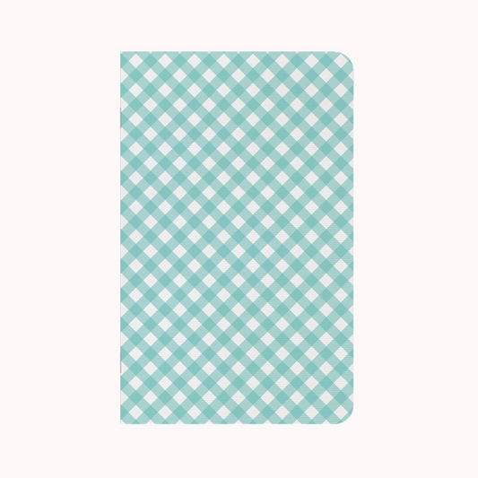 Gingham Aqua