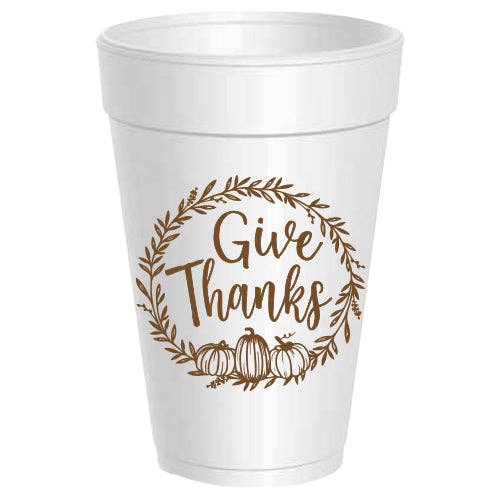 Sassy Cups Chocolate Give Thanks Pumpkin Wreath - 10 pack