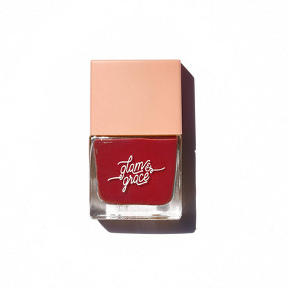 Glam & Grace - Non-Toxic Nail Polish - Crimson