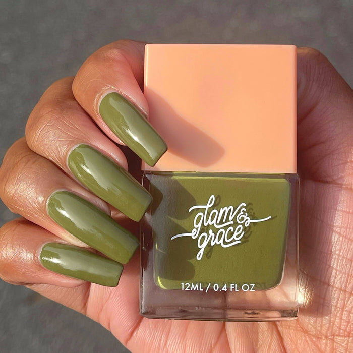 Glam & Grace - Non-Toxic Nail Polish - Forest