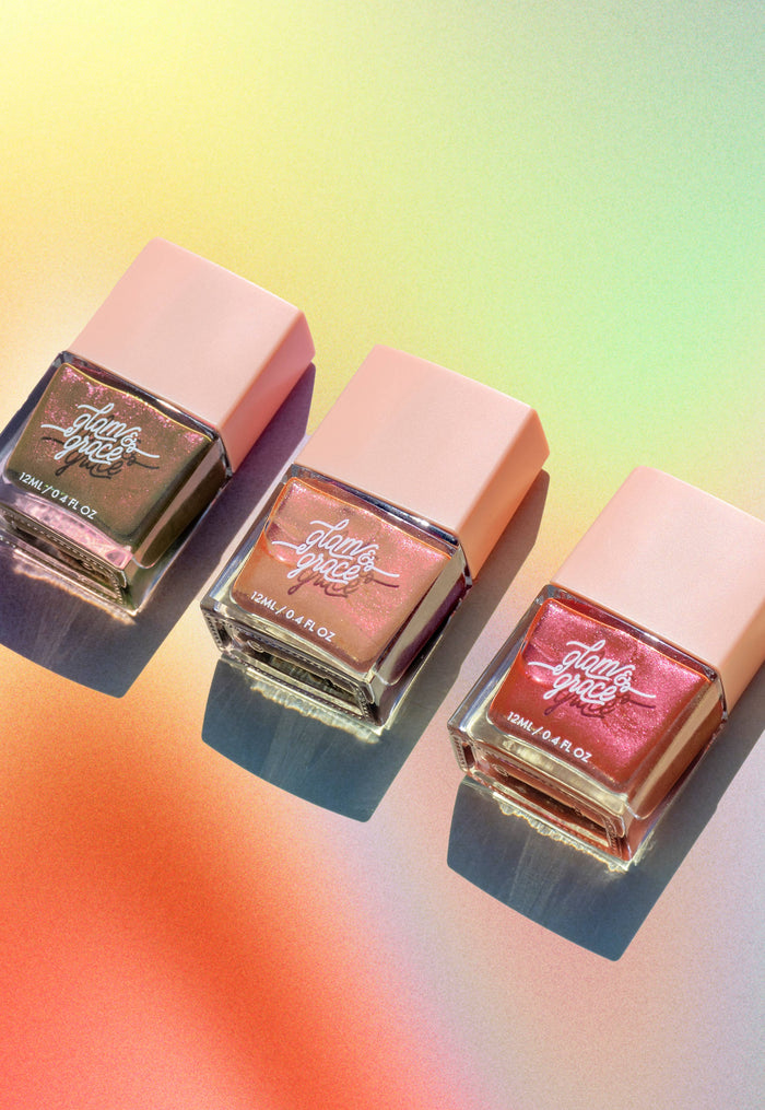 Glam & Grace - Non-Toxic Nail Polish - Lush Greens