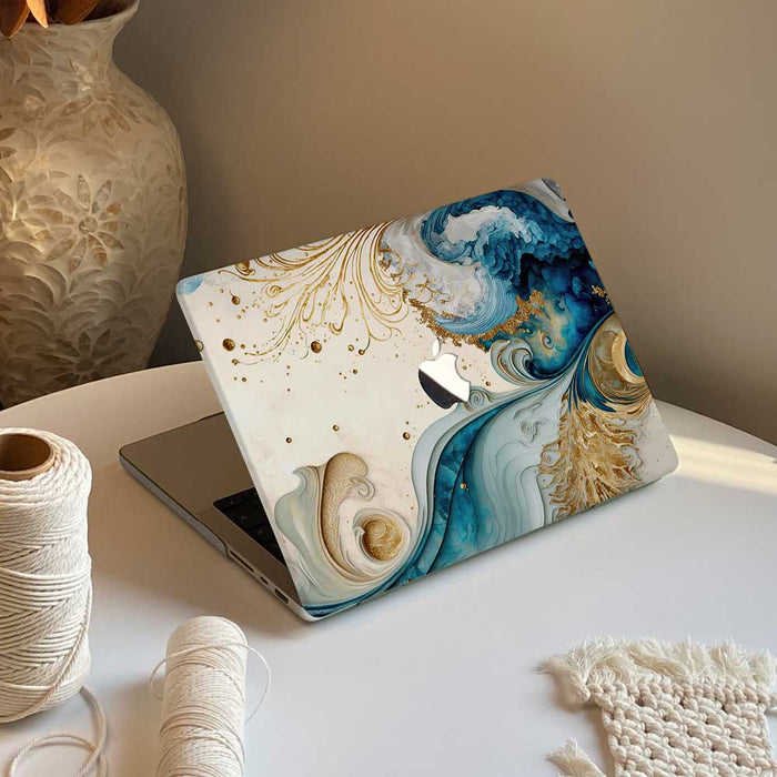 Golden Currents | Macbook Case - IMCASE