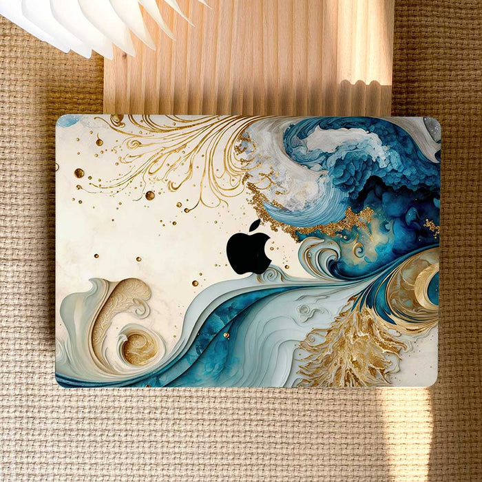 Golden Currents | Macbook Case - IMCASE