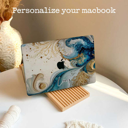 Golden Currents | Macbook Case - IMCASE