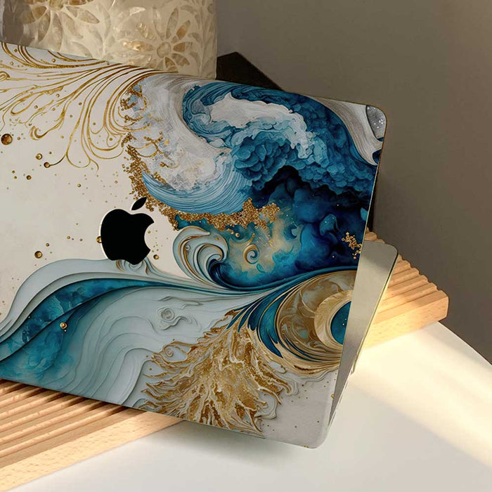 Golden Currents | Macbook Case - IMCASE