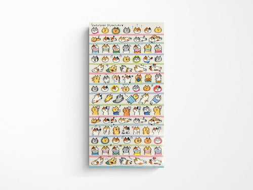Goro-Goro Nyansuke Cats Vol. 2 Sticker Sheet