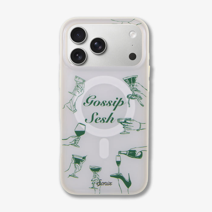 Gossip Sesh Beige MagSafe® Compatible iPhone Case
