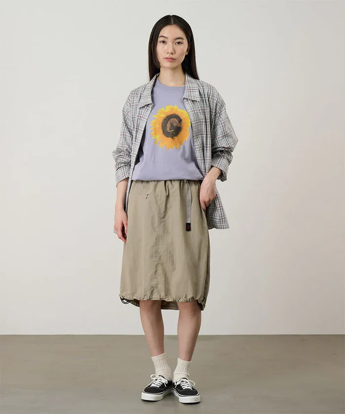 Gramicci Nylon Packable Midi Skirt - Milk Tea