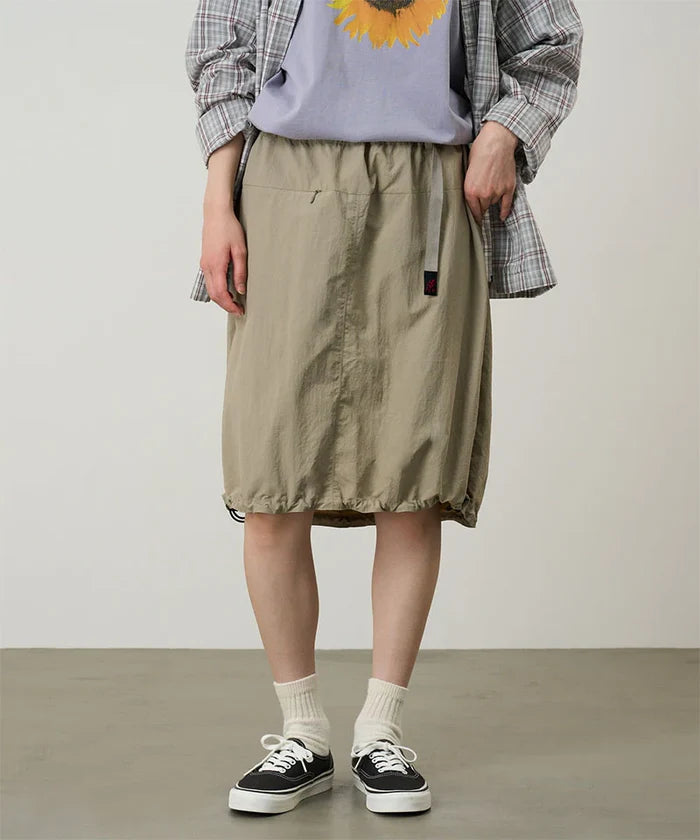 Gramicci Nylon Packable Midi Skirt - Milk Tea