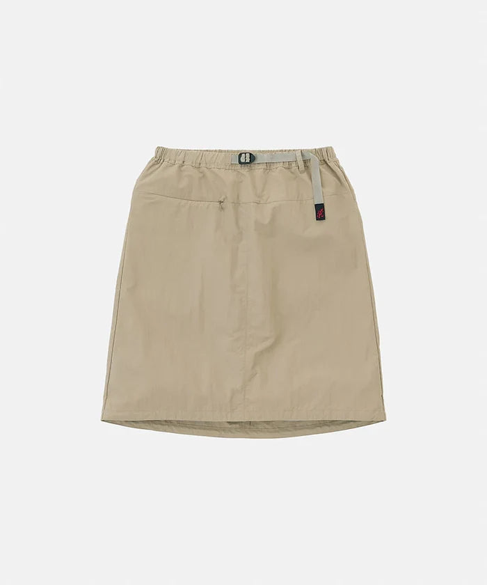 Gramicci Nylon Packable Midi Skirt - Milk Tea