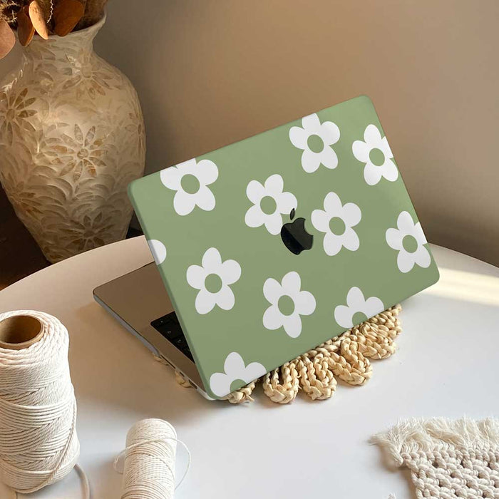 Green Blossoms | Macbook Case - IMCASE